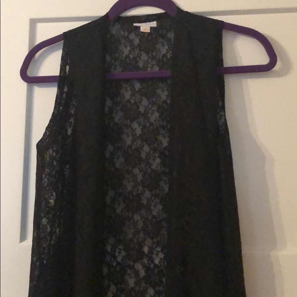 Black Lularoe Lace Joy